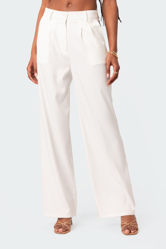 High Rise Tailored Trousers