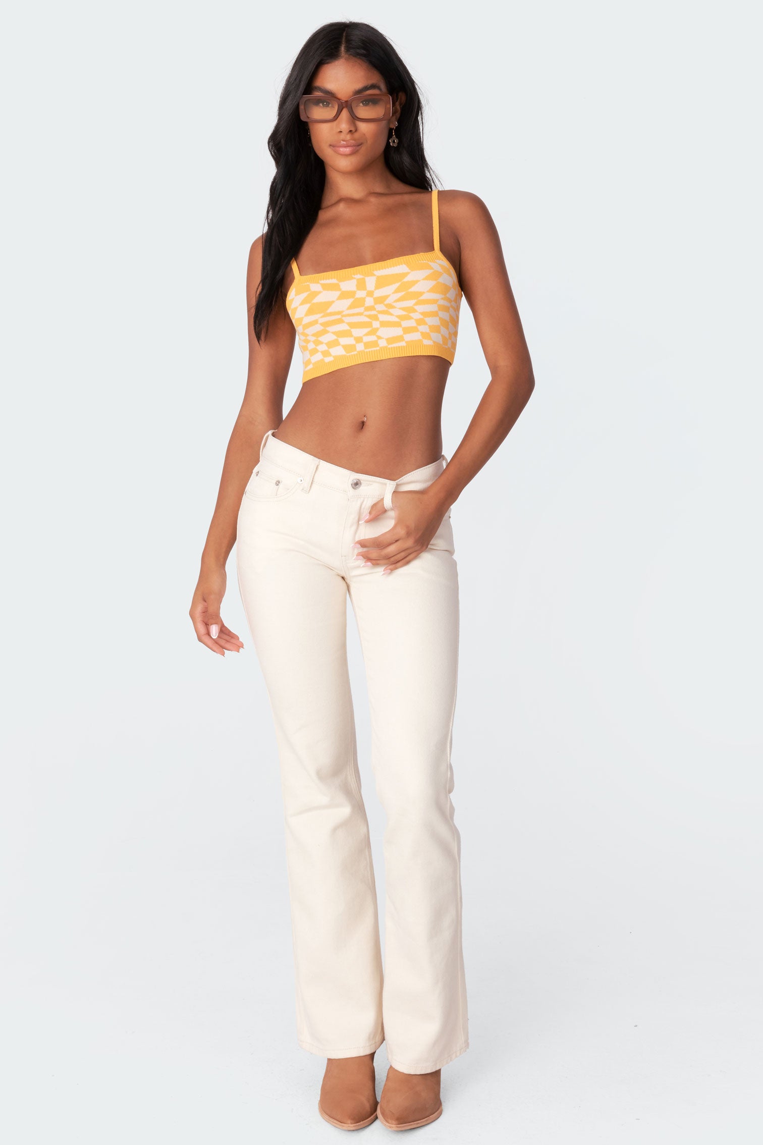 Morphy Knitted Crop Top