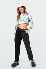 FLY TEDDY TIE-DYE CROP TOP (6066827296935)